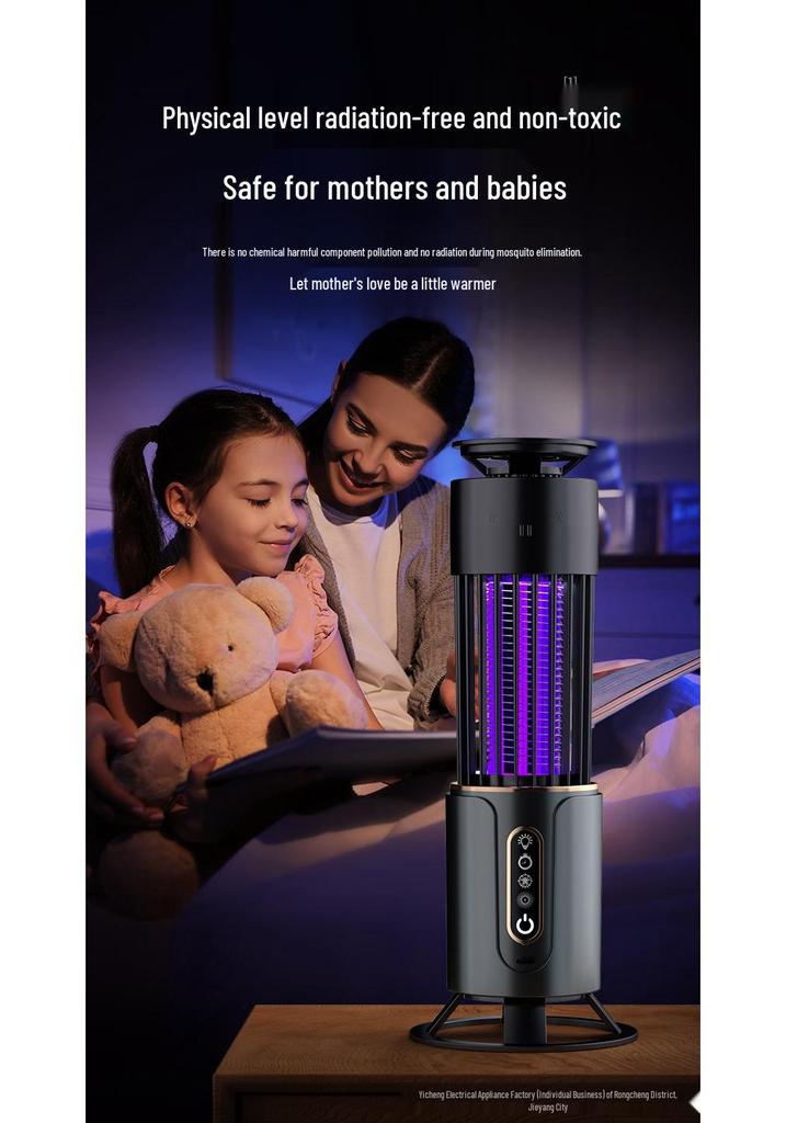 UV Electric Shock Indoor Mosquito Killer Lamp for Home & Commercial Use - Wall-Mounted & Safe for Mother and Baby