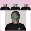 Gruselige blutige Michael Myers Latexmaske für Halloween-Partys mit leuchtenden Merkmalen
