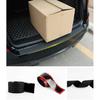 Black Soft Rubber Rear Bumper Sill Plate Protector For Toyota Camry 2018-
