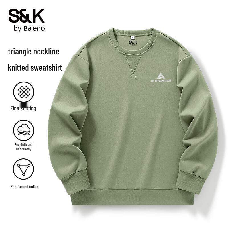 Baleno Men's S&K Series Loose Fit Round Neck Sweatshirt