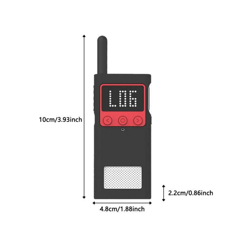 Outdoor-Funkgerät Silikon-Schutzhülle Kompatibel für Xiaomi Mijia Walkie-Talkie 1S