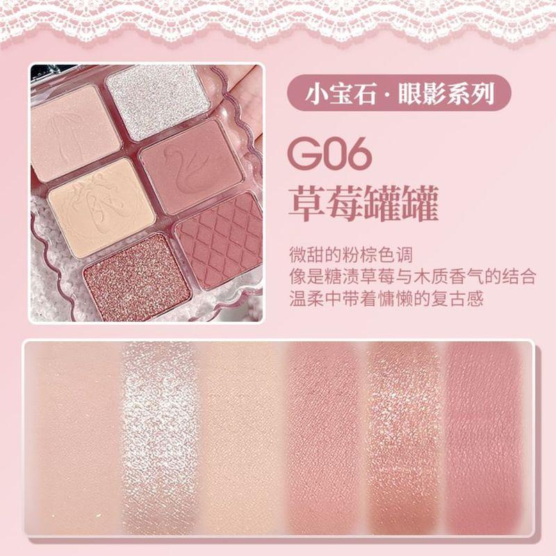 GOGO TALES - Sweet Ballet Soft Mist Eyeshadow Palette - 6 Colors