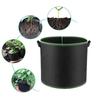 Non-woven Fabric Planting Bag Handle Round Flower Pot Container Gardening Tool