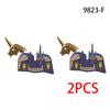 Skeleton Soldier Army King Knight Undead Horse Warrior Bricks Building Block Ringwraith Saddle Roman Soldiers Sword Waffen Toys