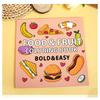 40 de pagini Mâncare Fructe Carte de colorat Desene animate Doodles Activitate de artă creativă Copii Desenează Jucărie de pictură