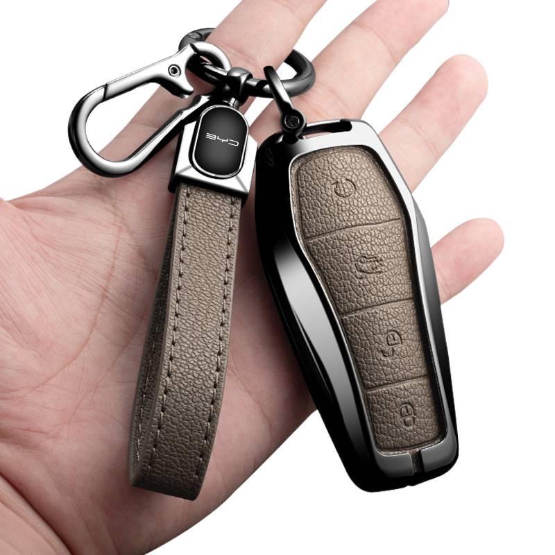 2022 BYD Seal Metal Key Cover: Protective Shell and Decorative Buckle for Men’s Car Modification.