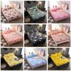 Elegant Multi-color Floral Fitted Sheet Set With Soft Breathable Fabric And Pillowcases