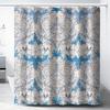 Tenda da Doccia William Morris, Set Tende da Doccia Verdi per Bagno Tessuto Pesante Tenda da Bagno Decorativa Tenda Lavabile