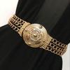 Flower Chain Belt Elegant Hollow Diamond Fashion Waist Chain Belt Metal Dress