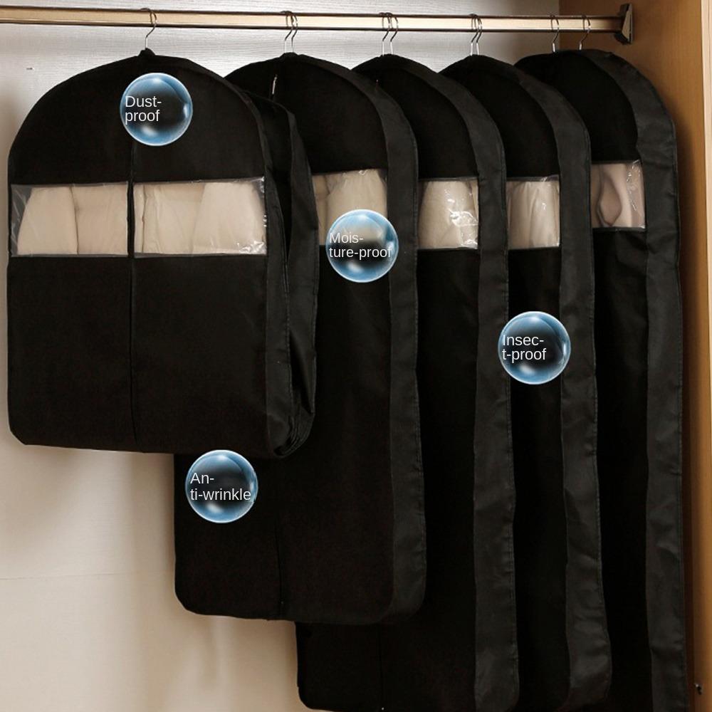 Clear Window Clothing Dustproof  Cover Large Capacity Hanging Garment Bag  Suit Coat