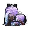 Klassisch Beliebt Neuheit Lustig Genshin Impact 3D-Druck 3 Stück/Set Schüler Rucksäcke Laptop Tagesrucksack Rucksack Lunchtasche Federmäppchen