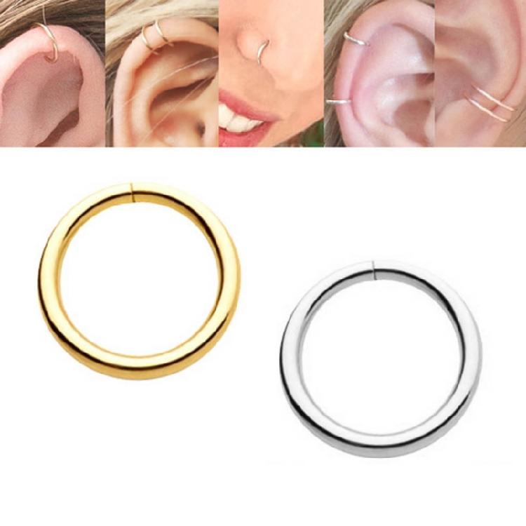 Nose Ring Stainless Steel Body Jewelry Tragus Septum Piercing Cartilage Hoop