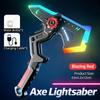 Shadow Sword Axe Double Blade 2-in-1 Tomahawk Colorful Streaming Sound Effects Double Shapeshifting Boy Glowing Sword Toy
