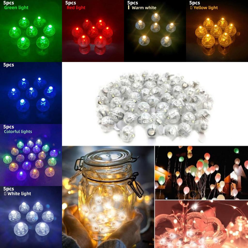 Balloon Led Individual Lights Tiny Wireless Battery Craft Glow Party Decoration