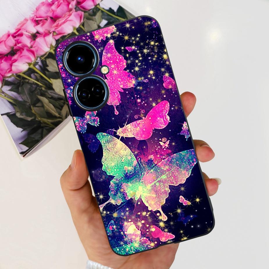 For Tecno Camon 19 Neo Case CH6i New Fashion Painted Cover Soft Silicone Phone Case For Tecno Camon 19 Pro 5G Camon19 Neo Bumper