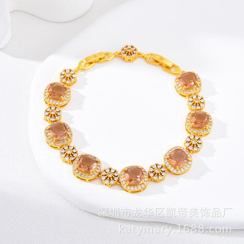 Different Environment Color-Changing Sultanite Bracelet Turkey Seven Colors Boehmite Bracelet