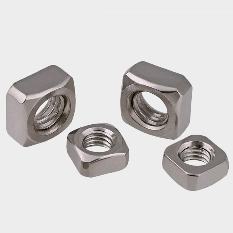 M3 M4 M5 M6 M8 M10 M12 304 Stainless Steel Square Nuts Stainless Steel Square Nut
