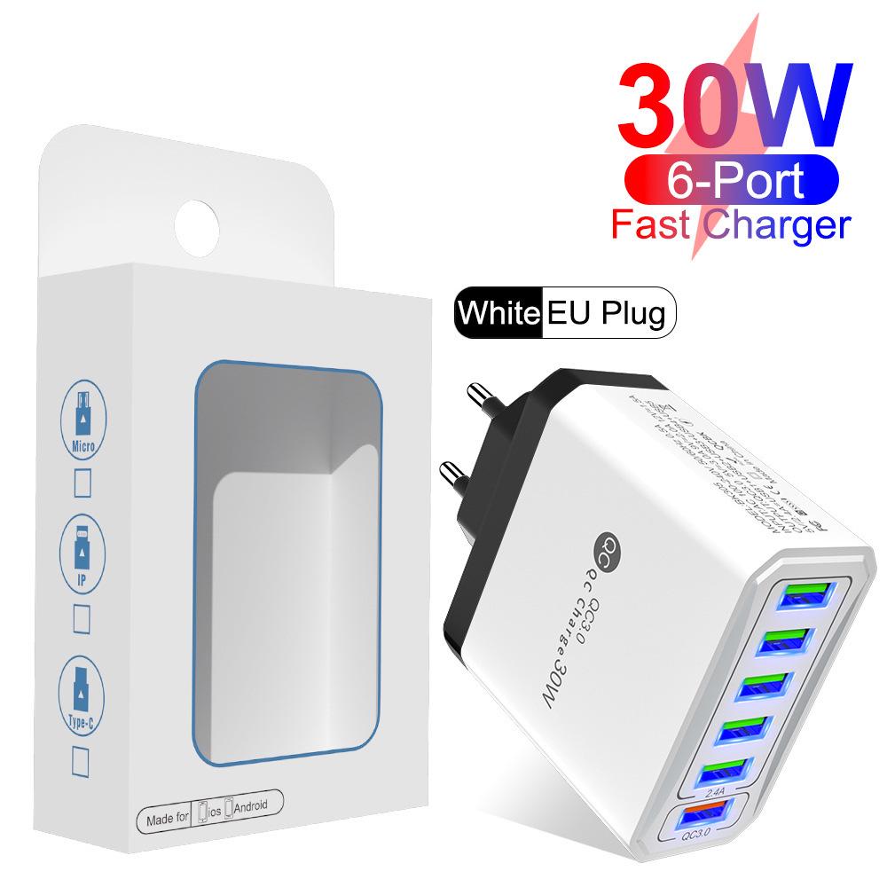 PD65W GaN Dual-Port Fast Charger for Computers & Tablets, EU Standard