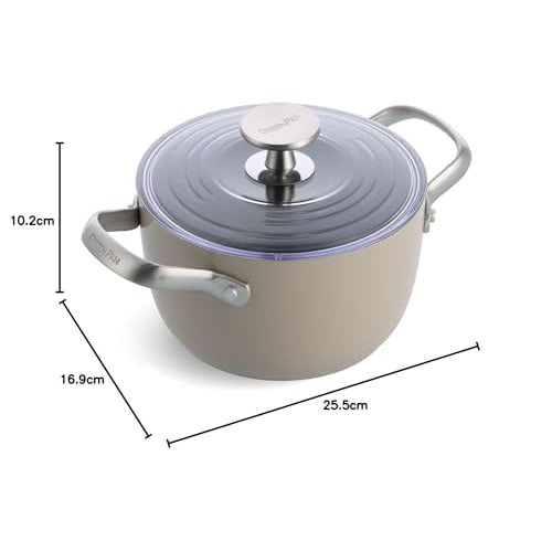 GREENPAN Multi-Food Cooker, 16.5cm, Taupe, with a Ceramic Coating Made from Sand-derived Minerals, Free of Harmful Substances. Can Be Used As a Rice C