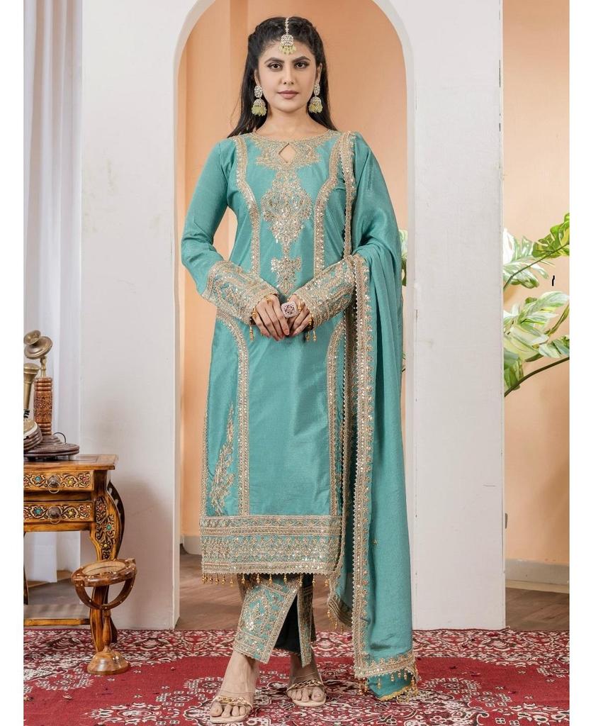 Indian Pakistani Designer Salwar Suit Dress Bollywood Women Salwar Kameez Kurti Party Wear