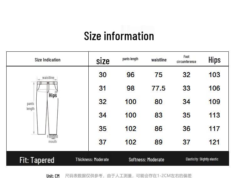 PEACEBIRD Men's Winter Tapered Casual Pants