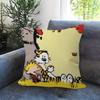 Anime C-Calvin And H-Hobbes Cushion Cover Car Throw Pillow Case For Sofa Car Christmas Gift