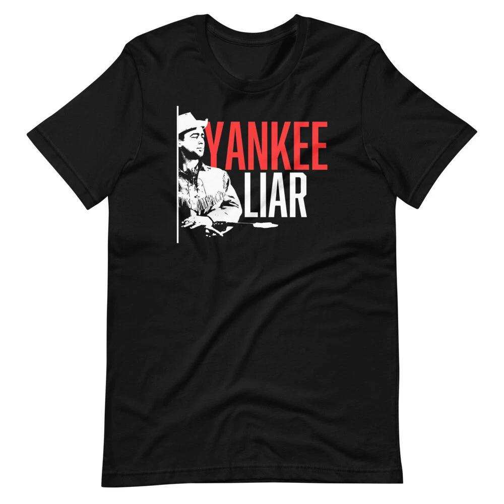SHANE Western Movie YANKEE LIAR Funny Tee Short-Sleeve Unisex T-Shirt 4XL