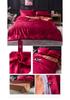 Summer Silk Luxury Plain Color 4-Piece Set - Light and Simple Design