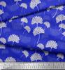 Soimoi Red Japan Crepe Satin Fabric Flower Artistic Printed Fabric 1 Yard 42 Inch