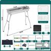 Folding Stainless Steel Charcoal BBQ Grill