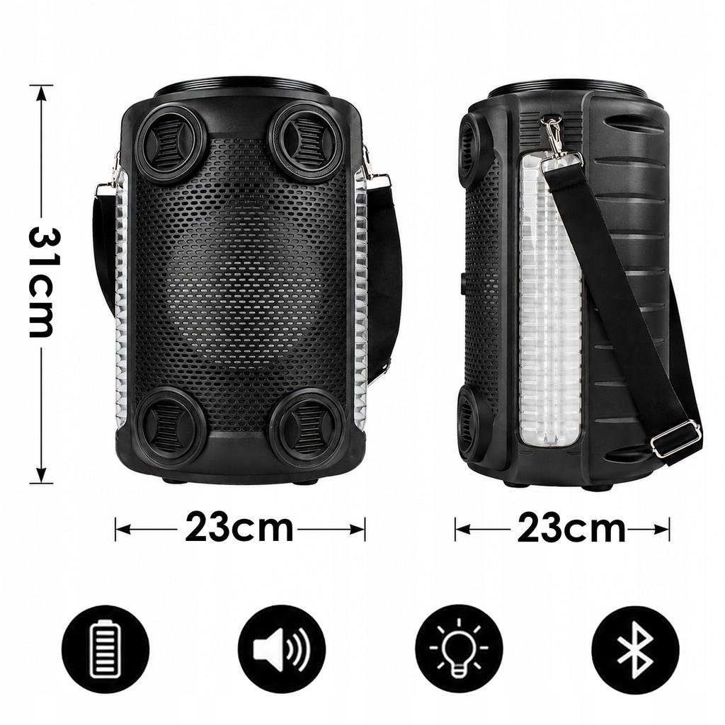 [PACZC] Wireless Portable Bluetooth Karaoke Speaker with Microphone N51