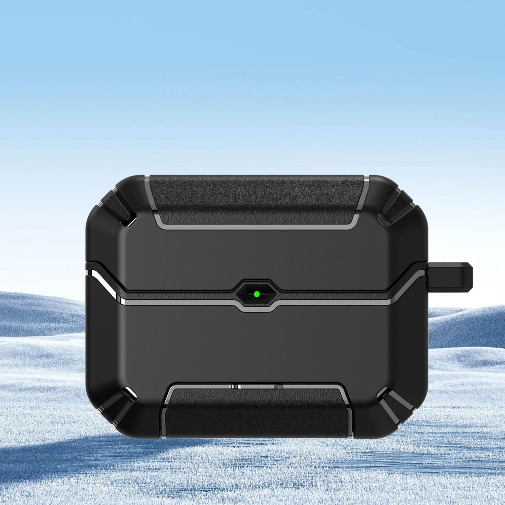 Applicable to Apple AirPod pro1 Bluetooth headset cover with bracket 1st generation anti-drop case Simple solid color protective cover New