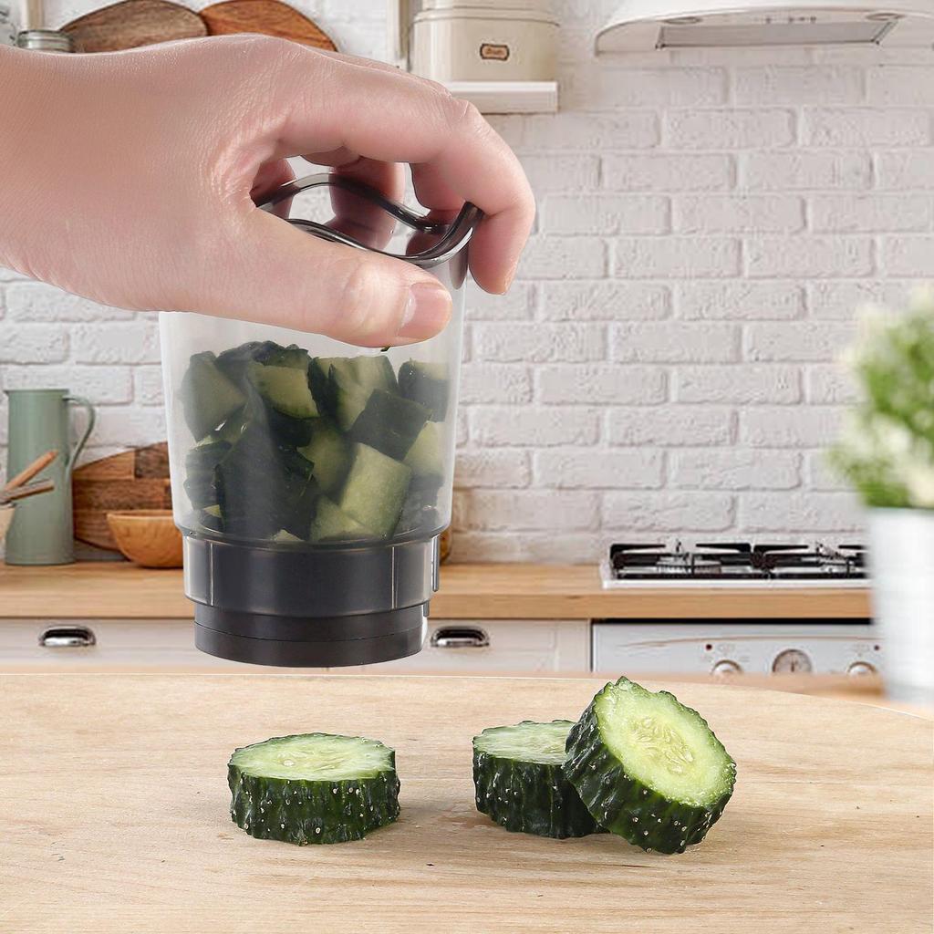 Fruit Cutter Slicer Cup Strawberries Cutter Cup Detachable Grape Slicing Tool Kitchen Gadget For Eggs Carrots Cucumber Kiwi