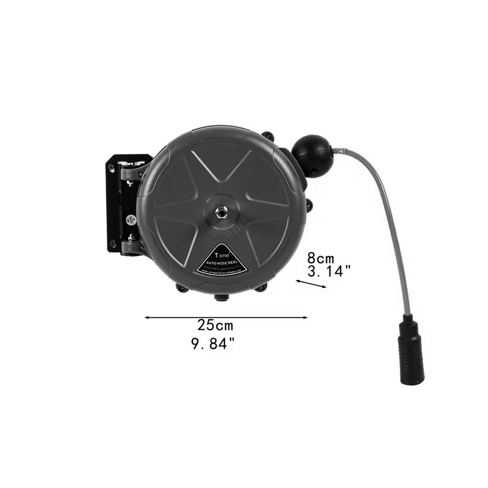 

10 meters PU trachea self-contraction, automatic telescopic pipe reel, automatic reel, drum hanging One Size