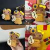 Cartoon Animal Soft Keyring Plush Doll Cute Design Women Gift Girls