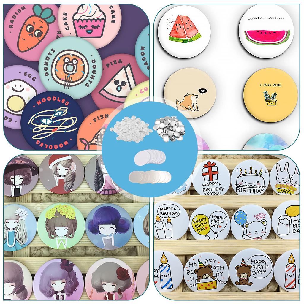 Material Insignă Metalică 58mm 200 Bucăți Piese Insignă Metalică Creare Insignă Originală Fabricare Insigne Metalice Material Mașină Insigne Metalice Material DIY Handmade