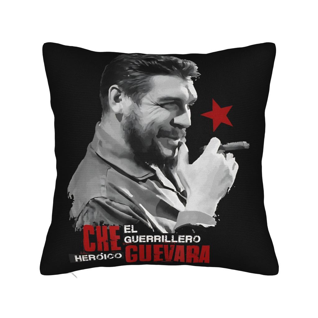Pillow Case Che Guevara Argentine Marxist Revolutionary Print Pillow Cover For Sofa Home Decor Novelty Pillowcases