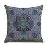Retro Pattern Printed Cushion Pillow Cover Sofa Side Sleeping Household Products Linen Cushion Geometric Pattern