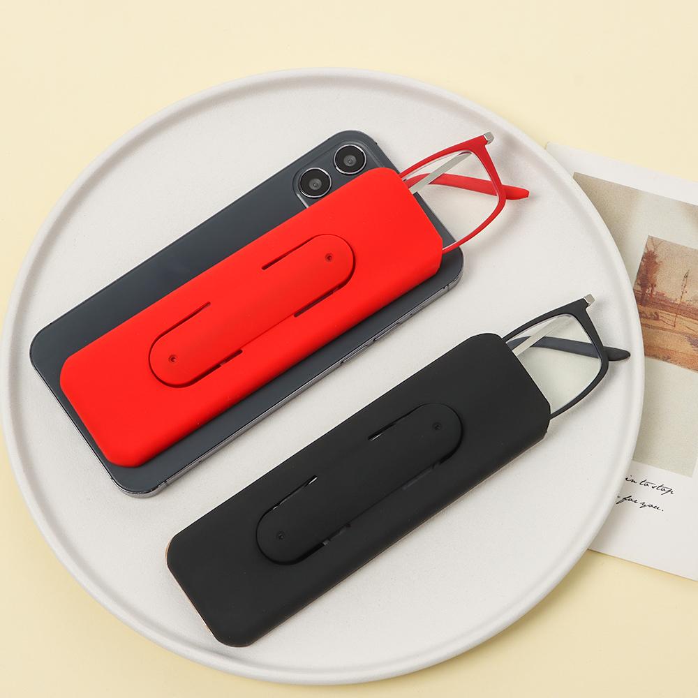 Ultralight Portable Reading Glasses Men Women Ultra -Thin Full Frame Anti Blue Presbyopia Glasses Can Be Attach To Phone Case