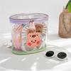 Korean Style Animal Color Block Transparent Backpack for Kindergarten and Beach