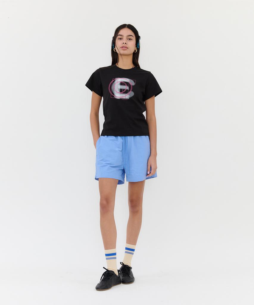 CLOTE Nylon Shorts - Sky Blue