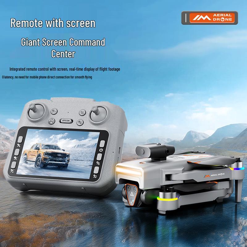 M4 Entry-Level Drone with Dual Cameras, Altitude Hold, One-Key Return, Portable, Foldable Design for Aerial Photography.