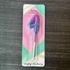 Galaxy Gradient Birthday Candle Ornament - Pink, Blue, Purple Cake Decoration