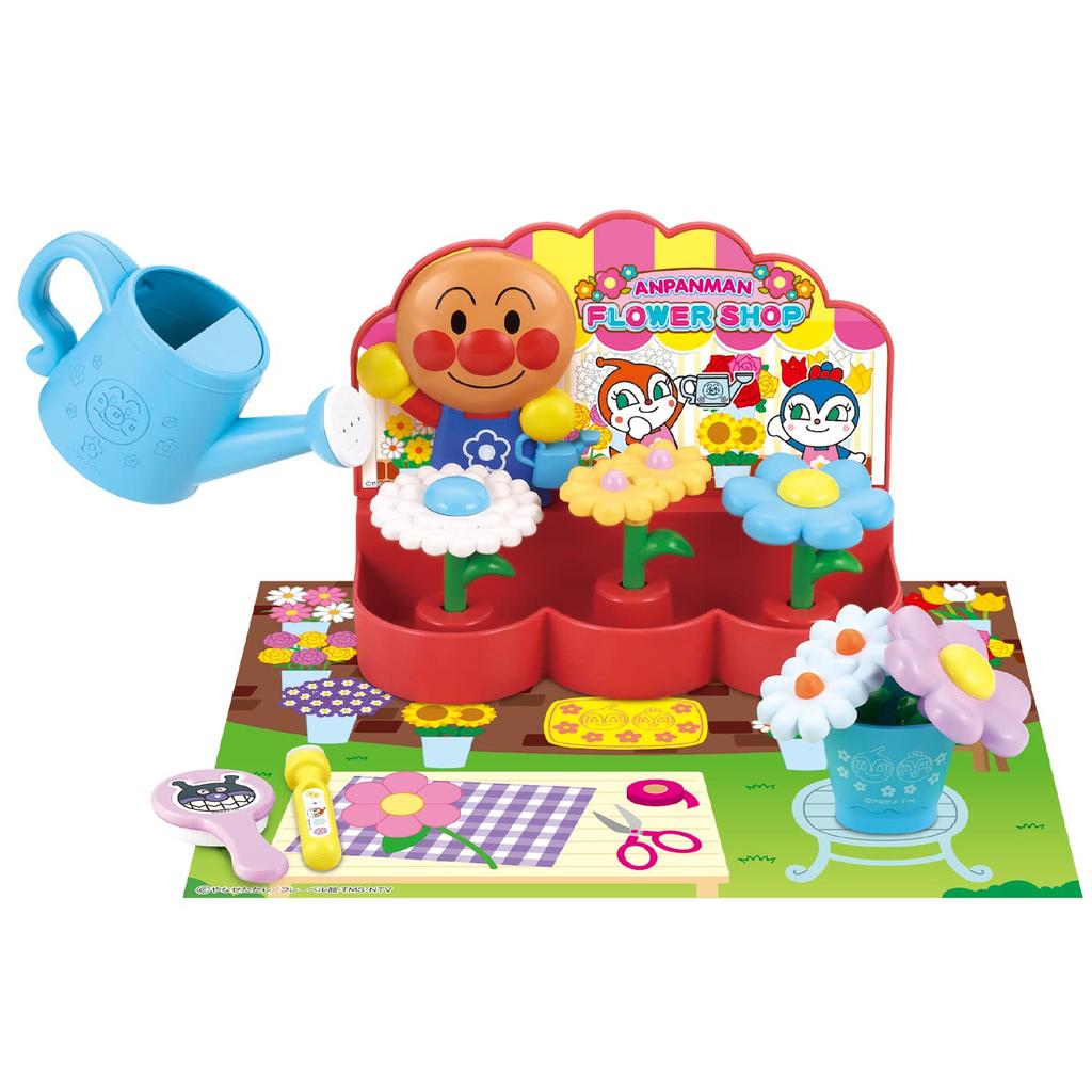 Color Changes! Give It Water and It'll Change Color! Anpanman's Mysterious Flower Shop