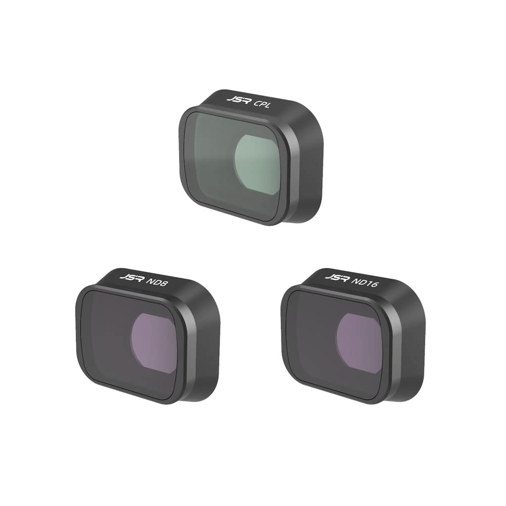 

UKATOF DJI Mini 3 Pro Compatible Filter Lens Protection Filter Set 3 Pro Exclusive Lens Protection ND8 [Mini Filter] (3IN1(CPL ND16))