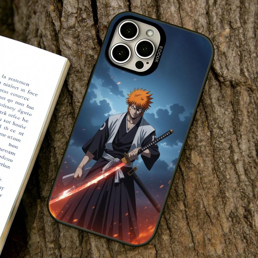 Bleach Phone Case For iPhone 17,16,15,14,13,12,11 Plus,Pro Max,XS,Colorful Silver Phone Case Funda Cover