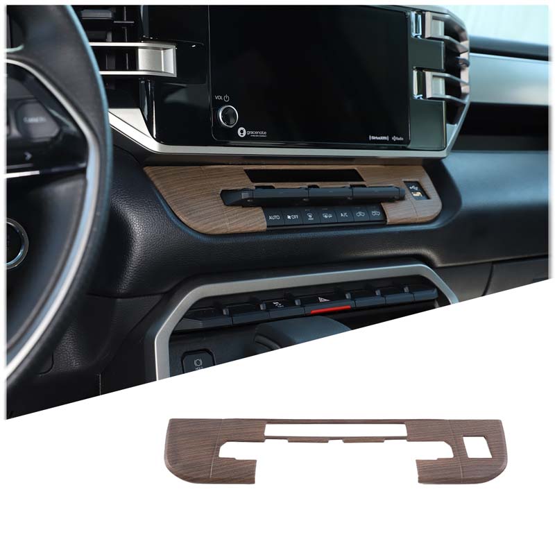 

ABS Carbon Fiber For Toyota Tundra Sequoia 2026 2026 Car Air Conditioning Mode Decorative Frame Sticker Car Interior Accessories