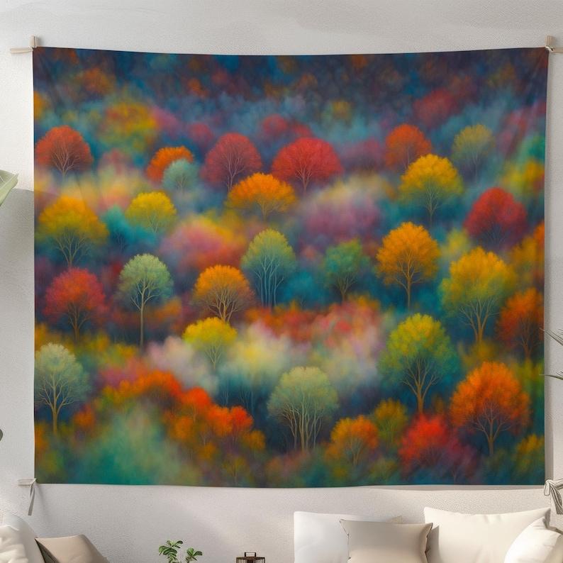 Autumn Forest tapestry 75x100 чёрный