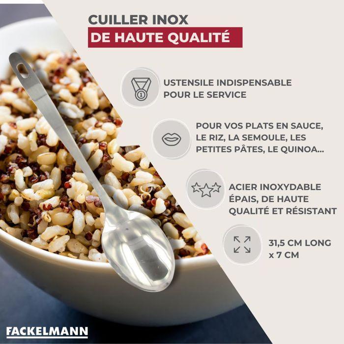 Cuillère de service inox 31,5 cm fackelmann oxford