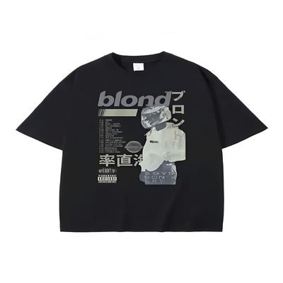 Best Famous Rapper Frank T-Shirt Male Blond Hip Hop Tshirt Ocean Oversized T Shirt Men Women Fashion Rap Vintage Tees Streetwear